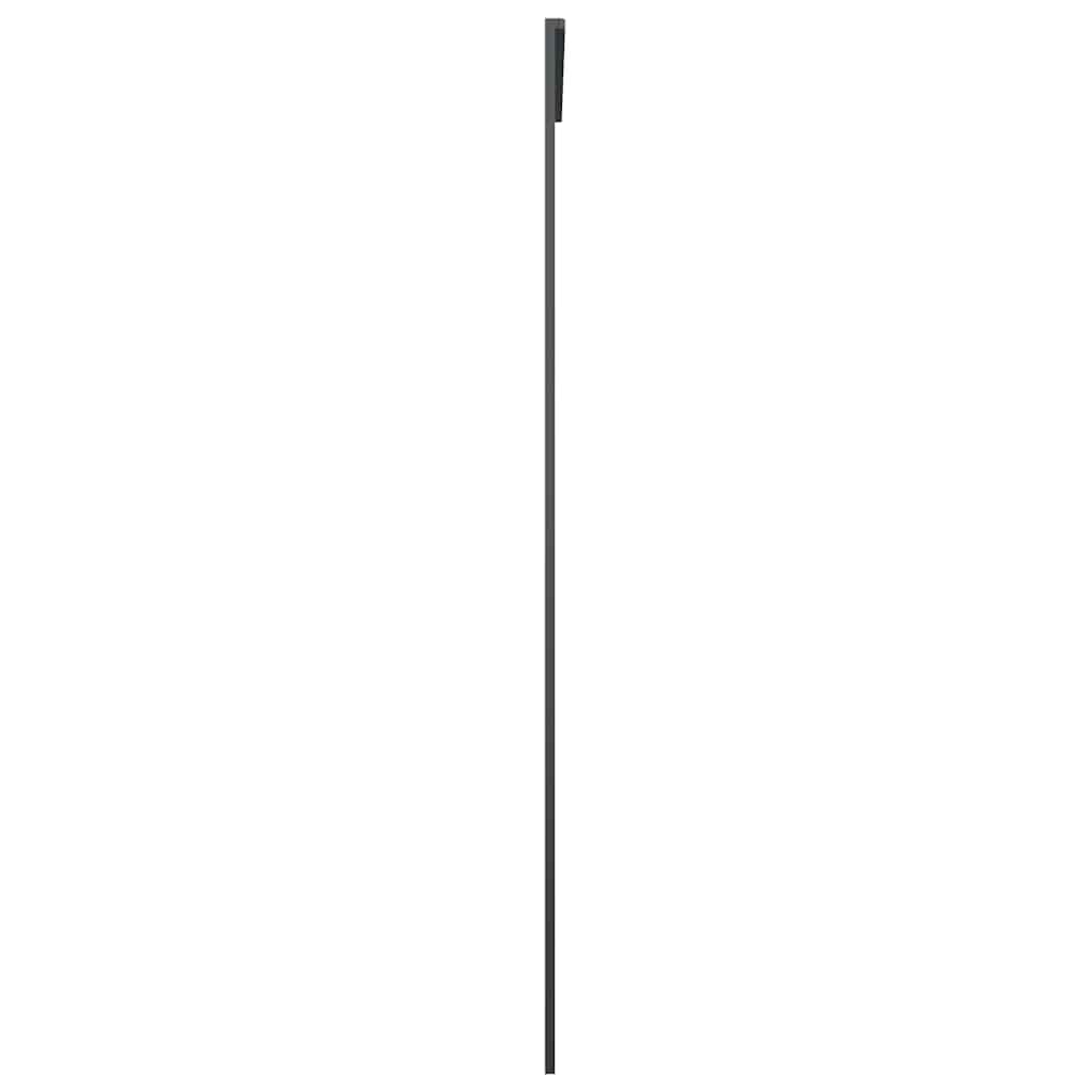 Sliding Door Frosted ESG Glass and Aluminum 40.4"x80.7" Black