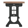 Dining Table 110x65x82 cm Solid Wood Fir and Iron