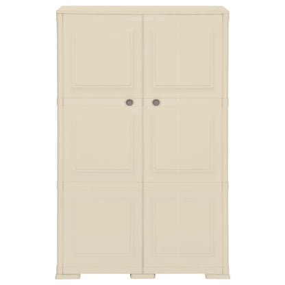 Cabinet | Angora White Wood Design | Plastic | Medium | Cabinet