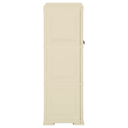 Cabinet | Angora White Wood Design | Plastic | Medium | Cabinet