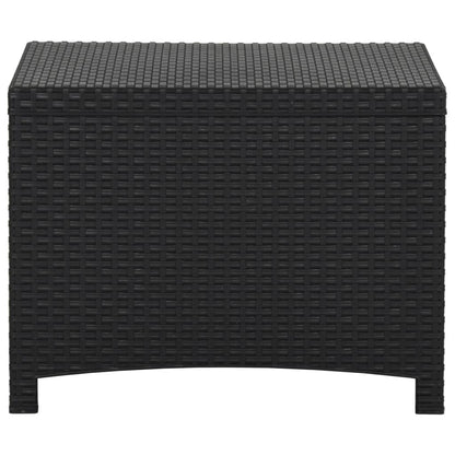 Garden Storage Box 60x54x41 cm PP Rattan Graphite