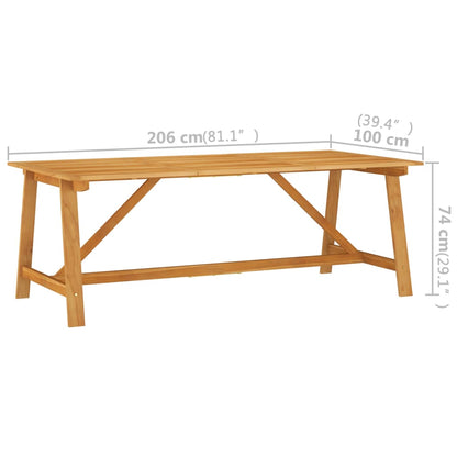 Garden Dining Set | Black