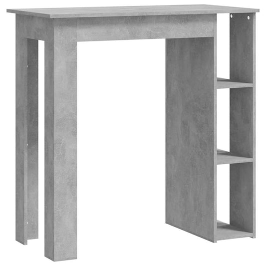 Bar Table | Concrete grey | Engineered wood | 102 cm x 50 cm x 103.5 cm
