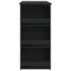 Bar Table with Storage Rack Black 102x50x103.5 cm Engineered Wood