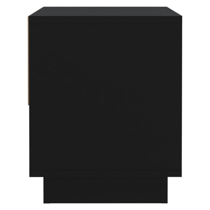 Bedside Cabinet | Black | Engineered wood