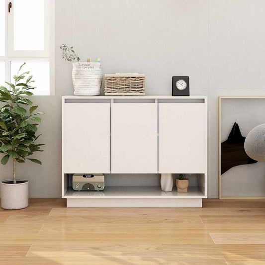 Sideboard | White | Engineered wood | 97x31x75 cm | Sideboard