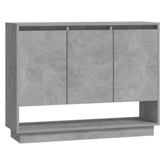Sideboard | Concrete grey | Engineered wood | 97x31x75 cm | Sideboard