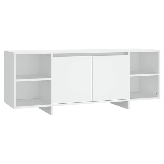TV Cabinet | White | Engineered wood | 130 cm x 35 cm x 50 cm