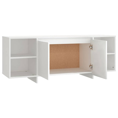 TV Cabinet White 130x35x50 cm Engineered Wood
