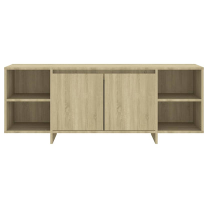 TV Cabinet Sonoma Oak 130x35x50 cm Engineered Wood
