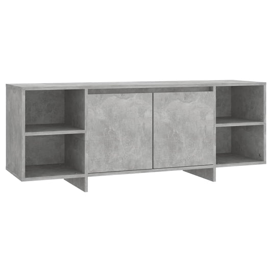 TV Cabinet | Concrete Grey | Engineered Wood | Medium | Shelving