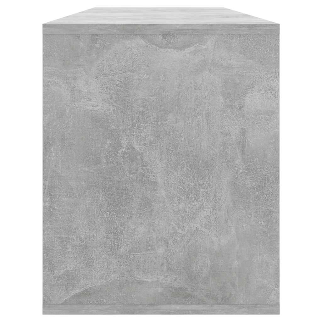 TV Cabinet Concrete Grey 130x35x50 cm Engineered Wood