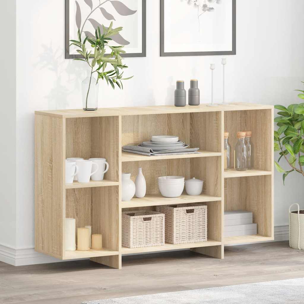 Sideboard Sonoma Oak 120x30x75 cm Engineered Wood