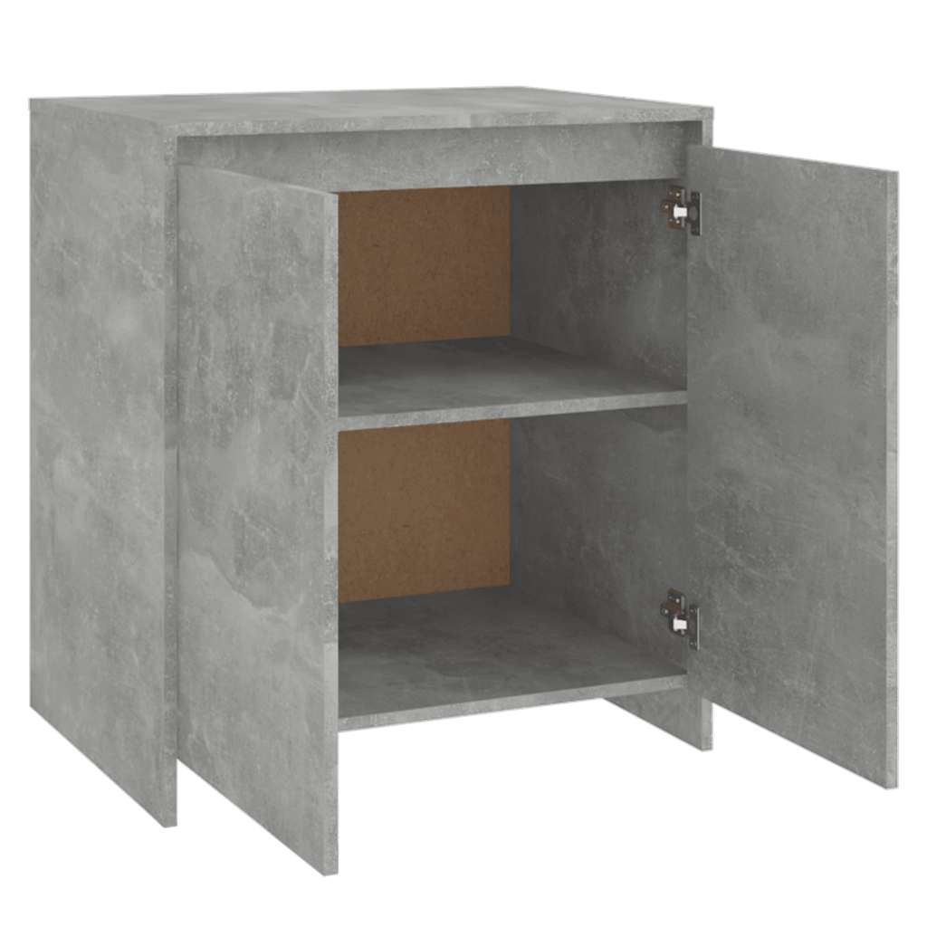 Sideboard Concrete Grey 70x41x75 cm Engineered Wood