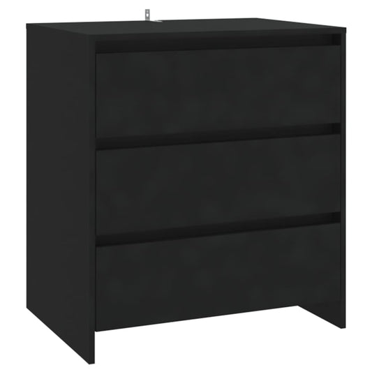 Sideboard | Black | Engineered wood | 70x41x75 cm | Sideboard