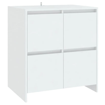Sideboard White 70x41x75 cm Engineered Wood
