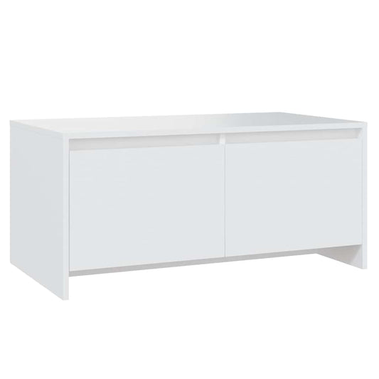Coffee Table | White | Engineered Wood | 90 x 50 x 41.5 cm | Coffee Table
