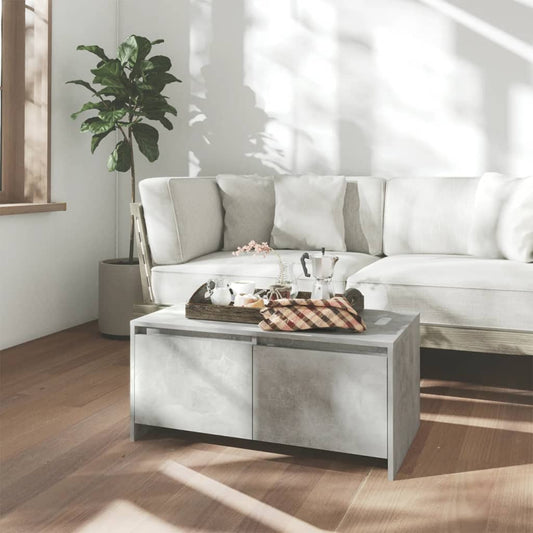 Coffee Table | Concrete grey | Engineered wood | 90 x 50 x 41.5 cm