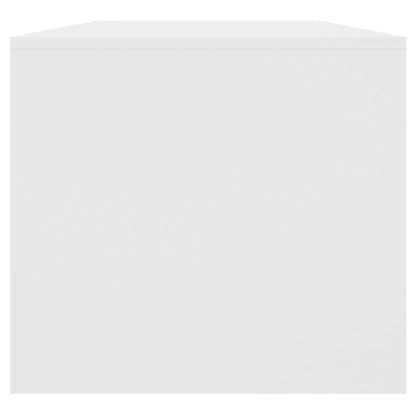 Coffee Table White 102x50x45 cm Engineered Wood
