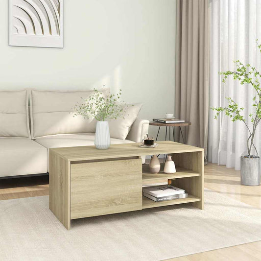 Coffee Table | Sonoma Oak | Engineered Wood | Medium | Coffee Table