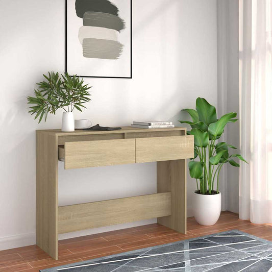 Console Table | Sonoma oak | Engineered wood | Compact | Console Table