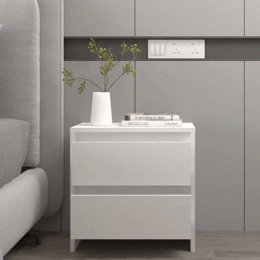 Bedside Cabinet | White | Engineered wood | Regular | Bedside Cabinet