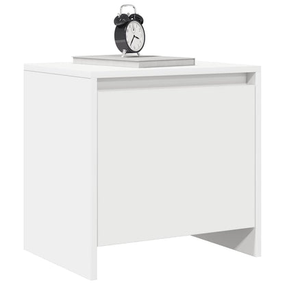 Bedside Cabinets 2 pcs White 45x34x44.5 cm Engineered Wood