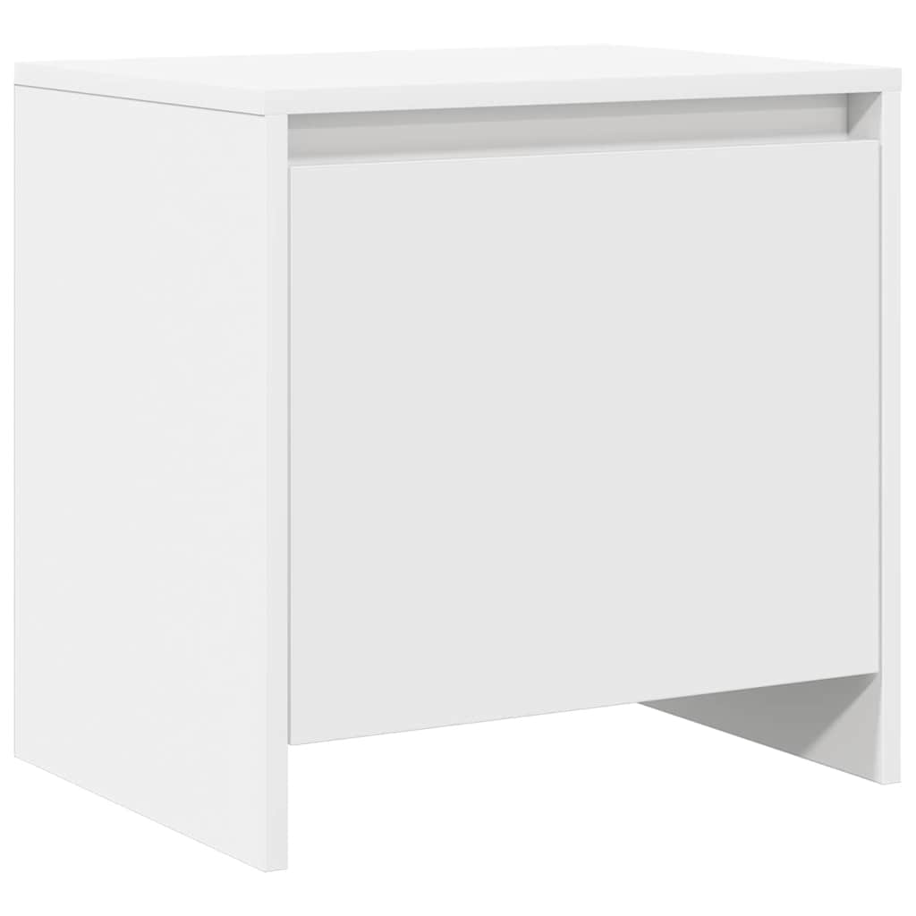Bedside Cabinets 2 pcs White 45x34x44.5 cm Engineered Wood
