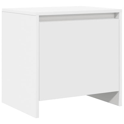 Bedside Cabinets 2 pcs White 45x34x44.5 cm Engineered Wood