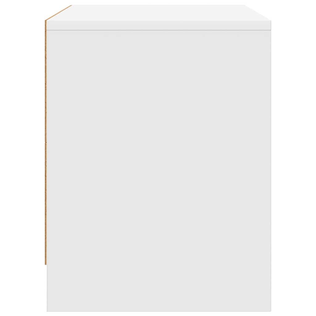 Bedside Cabinets 2 pcs White 45x34x44.5 cm Engineered Wood