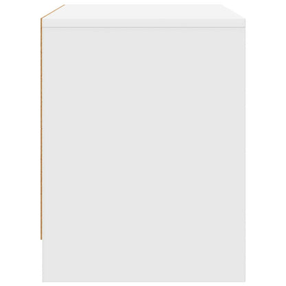 Bedside Cabinets 2 pcs White 45x34x44.5 cm Engineered Wood
