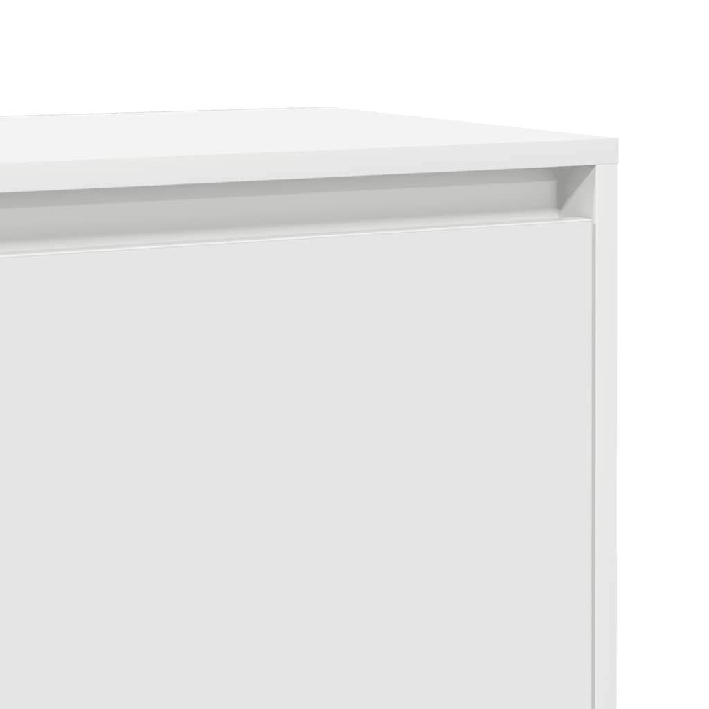 Bedside Cabinets 2 pcs White 45x34x44.5 cm Engineered Wood