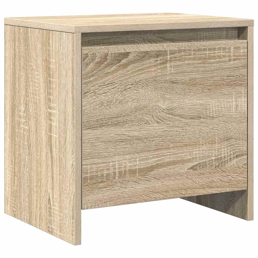 Bedside Cabinet Sonoma Oak 45x34x44.5 cm Engineered Wood