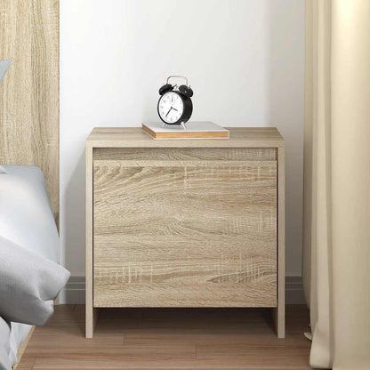 Bedside Cabinet Sonoma Oak 45x34x44.5 cm Engineered Wood
