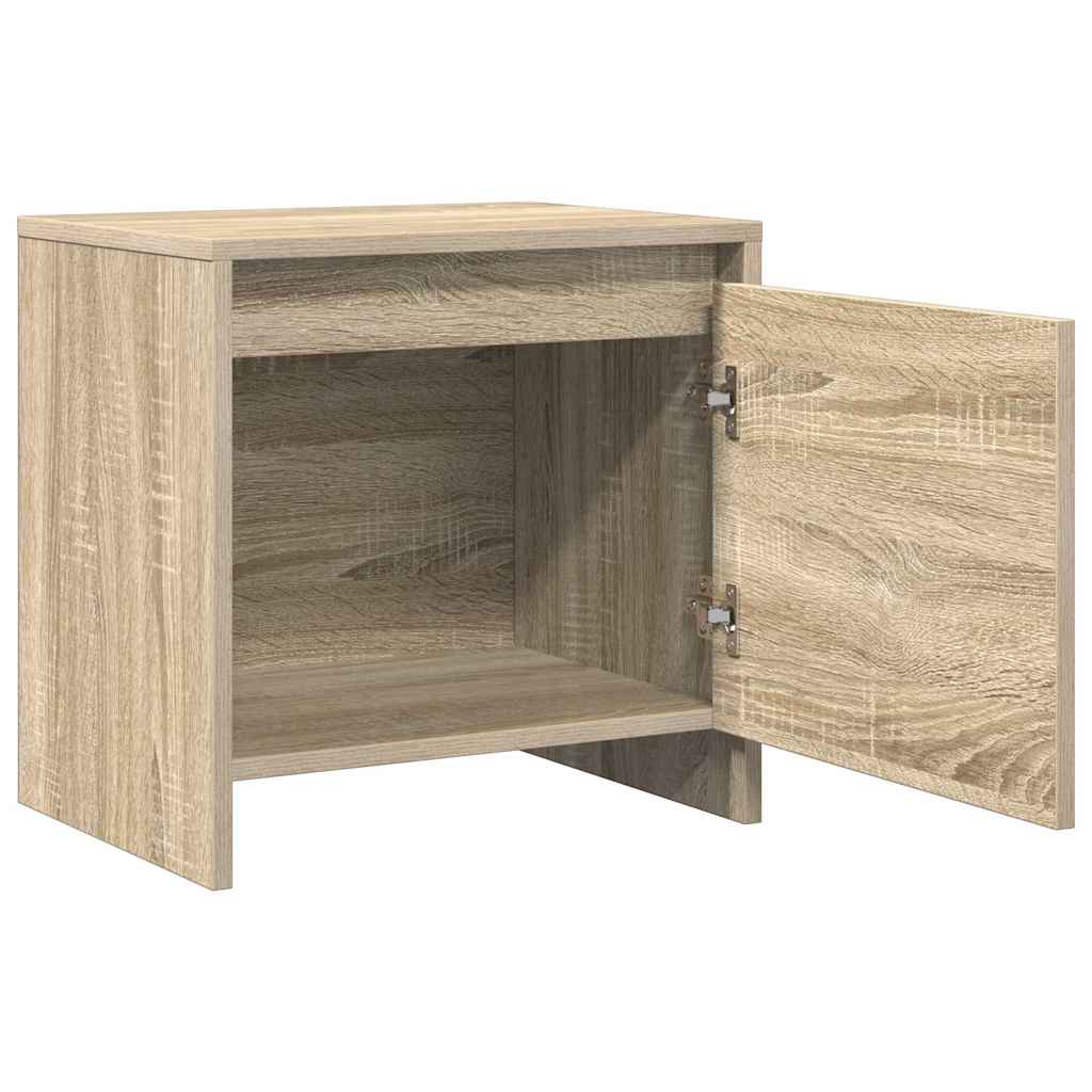Bedside Cabinets 2 pcs Sonoma Oak 45x34x44.5 cm Engineered Wood
