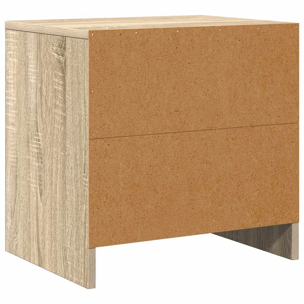 Bedside Cabinets 2 pcs Sonoma Oak 45x34x44.5 cm Engineered Wood
