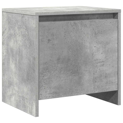 Bedside Cabinet Concrete Grey 45x34x44.5 cm Engineered Wood