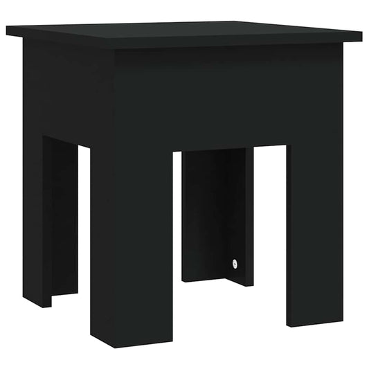 Coffee Table | Black | Engineered wood | 40x40x42 cm |  Tough