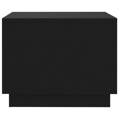 Coffee Table Black 55x55x43 cm Engineered Wood
