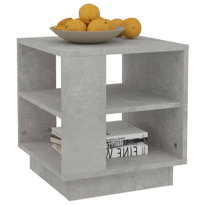 Coffee Table Concrete Grey 40x40x43 cm Engineered Wood