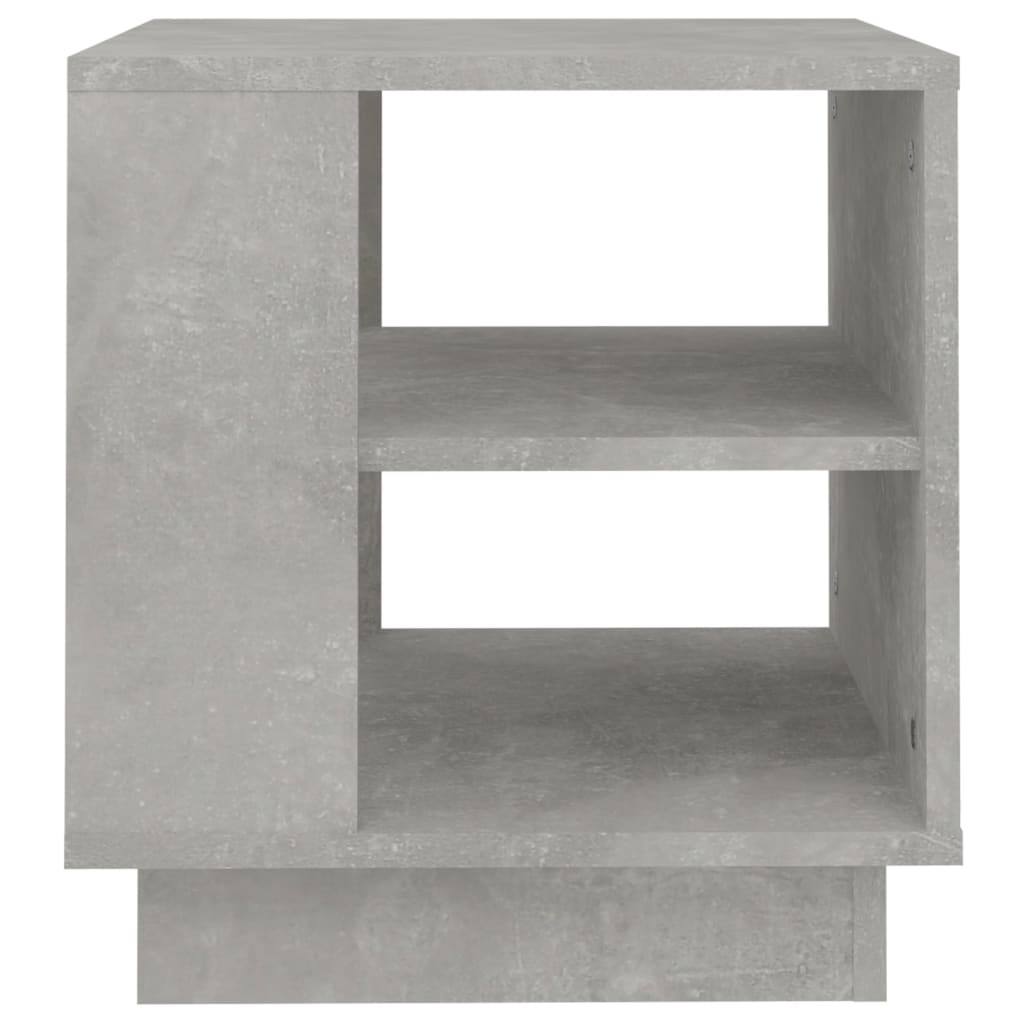 Coffee Table Concrete Grey 40x40x43 cm Engineered Wood