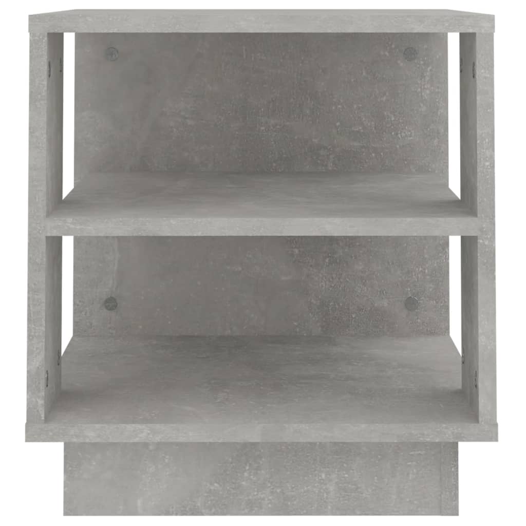 Coffee Table Concrete Grey 40x40x43 cm Engineered Wood