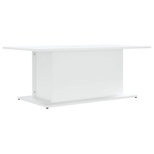 810307 vidaXL Coffee Table White 102x55,5x40 cm Engineered Wood