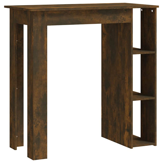 Bar Table | Smoked Oak | Engineered Wood | Small | Bar Table
