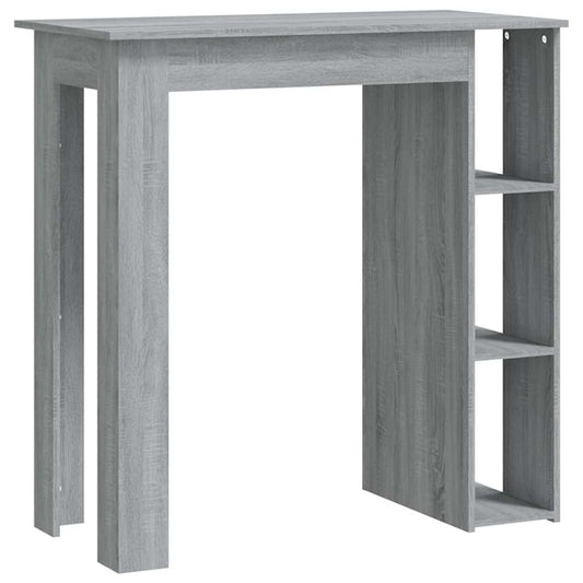 Bar Table | Grey Sonoma | Engineered Wood | High | Bar Table