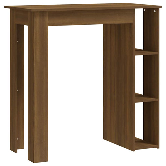 Bar Table | Brown oak | Engineered wood | Medium | Bar Table