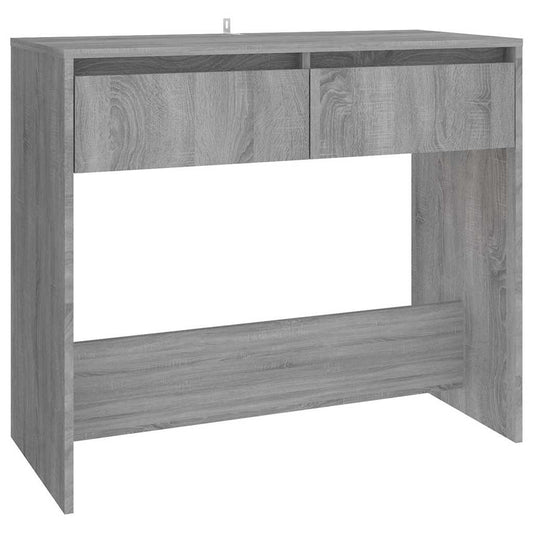 Console Table | Grey Sonoma | Engineered Wood | Medium | Storage