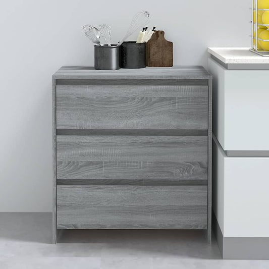 Sideboard | Grey Sonoma | Engineered wood | 70x41x75 cm | Sideboard