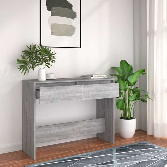 Console Table | Grey Sonoma | Engineered Wood | Medium | Console Table