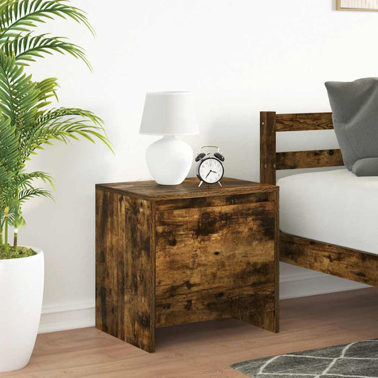 Bedside Cabinet | Smoked oak | Engineered wood | Standard